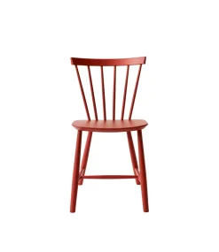 Poul M. Volther J46 - Stol - Bøg - Coral Red- Spisebordsstole