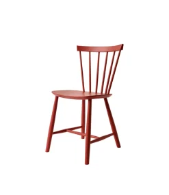 Poul M. Volther J46 - Stol - Bøg - Coral Red- Spisebordsstole