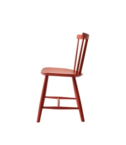 Poul M. Volther J46 - Stol - Bøg - Coral Red- Spisebordsstole