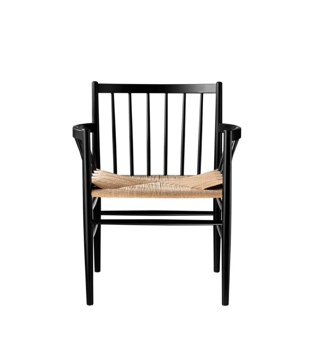 Jørgen Bækmark J81 - Stol - Bøg - Jet Black- Spisebordsstole
