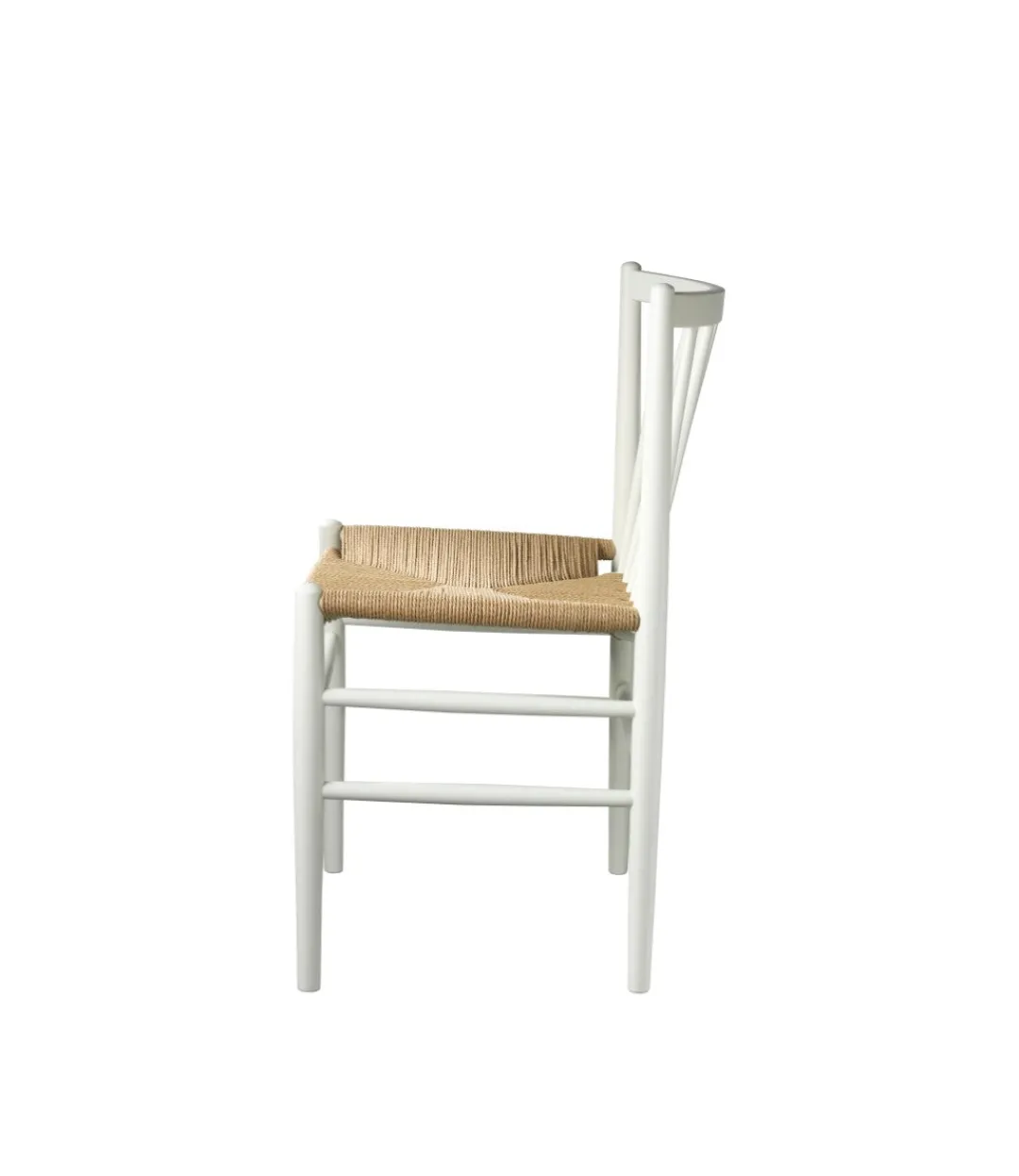 Jørgen Bækmark J80 - Stol - Bøg - Pure White- Spisebordsstole