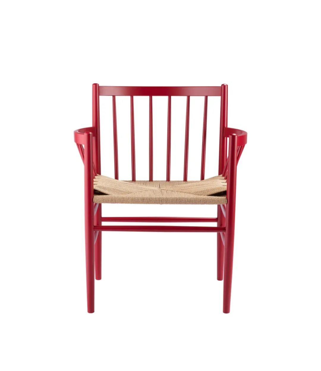 Jørgen Bækmark J81 - Stol - Bøg - Ruby Red- Spisebordsstole