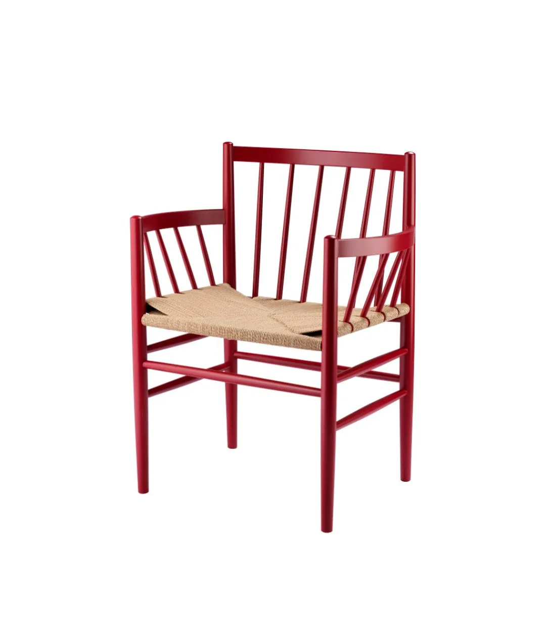 Jørgen Bækmark J81 - Stol - Bøg - Ruby Red- Spisebordsstole