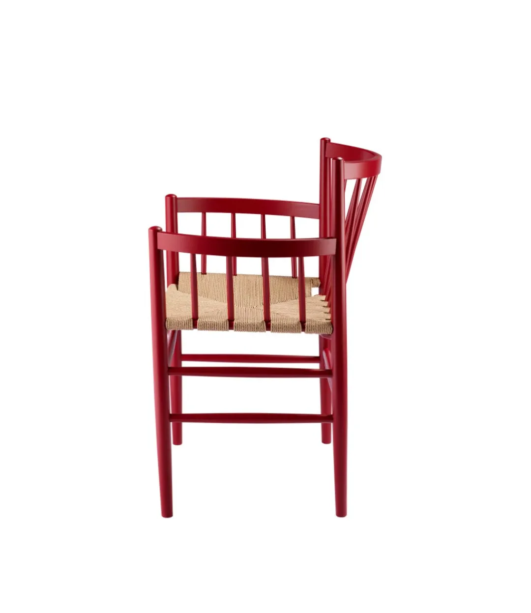 Jørgen Bækmark J81 - Stol - Bøg - Ruby Red- Spisebordsstole