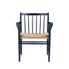 Jørgen Bækmark J81 - Stol - Bøg - Steel Blue- Spisebordsstole