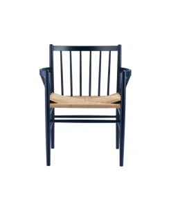 Jørgen Bækmark J81 - Stol - Bøg - Steel Blue- Spisebordsstole