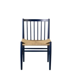 Jørgen Bækmark J80 - Stol - Bøg - Steel Blue- Spisebordsstole