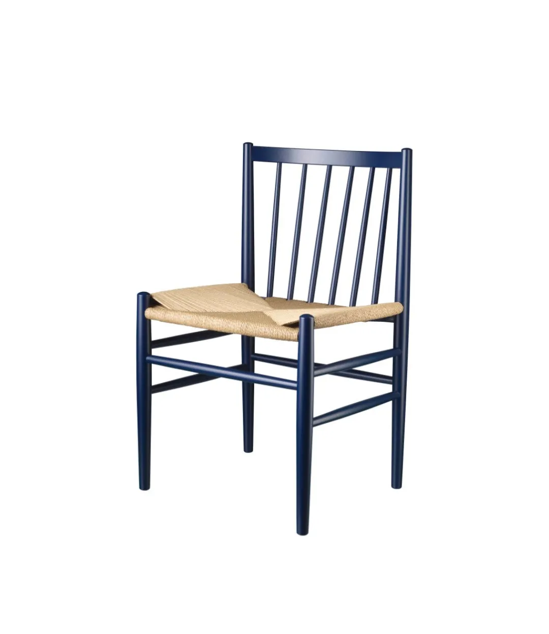 Jørgen Bækmark J80 - Stol - Bøg - Steel Blue- Spisebordsstole
