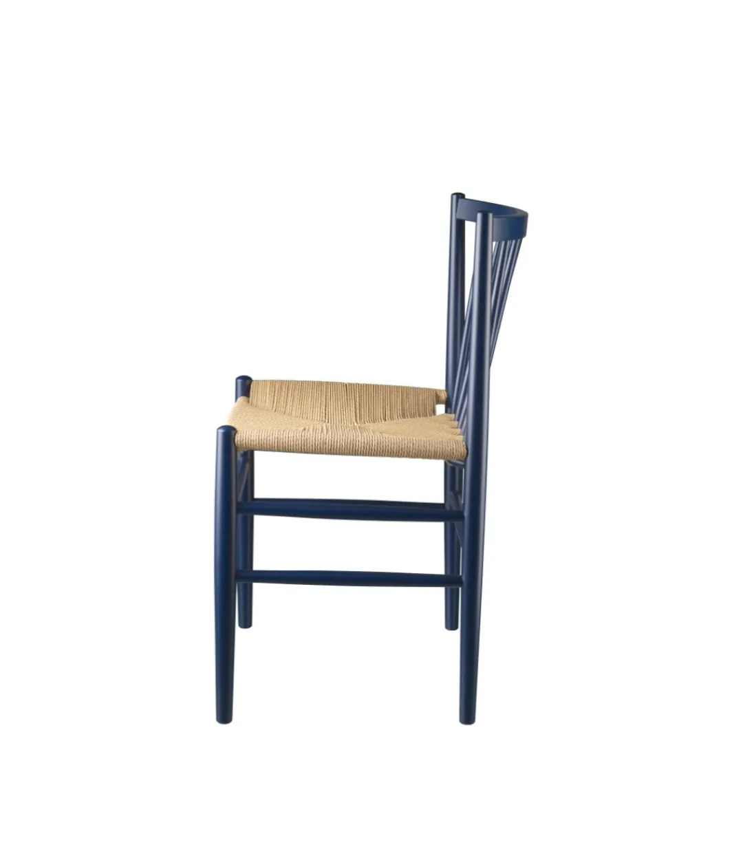 Jørgen Bækmark J80 - Stol - Bøg - Steel Blue- Spisebordsstole