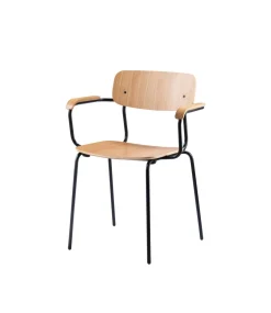 Jakob Thau J183 Holmen - Stabelstol m/armlæn - Eg - 4 stk.- Spisebordsstole