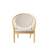 Poul M. Volther J166 Jørna - Stol - Eg - Beige (61)- Lænestole