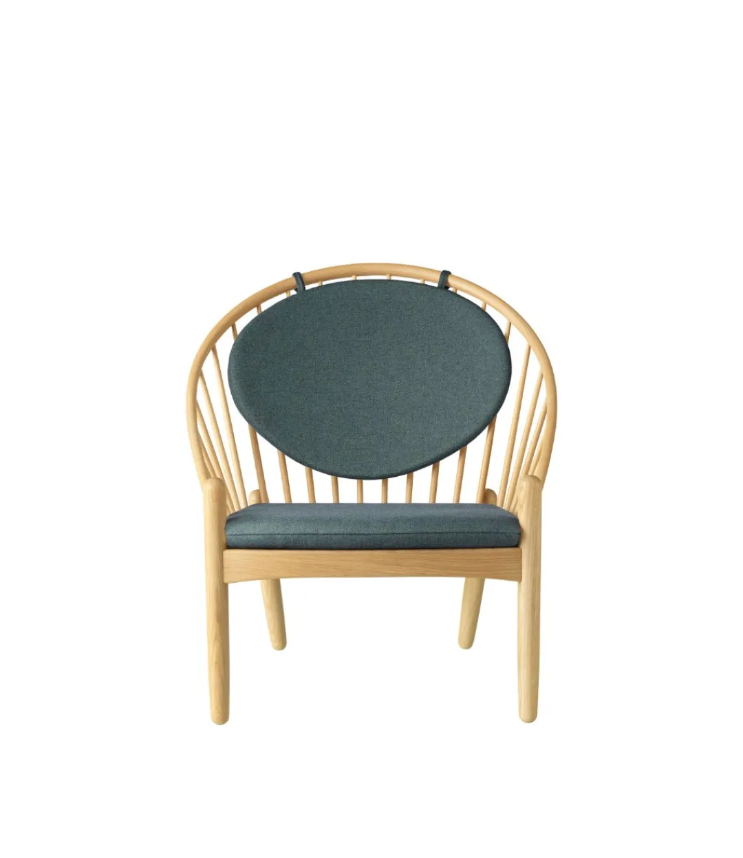 Poul M. Volther J166 Jørna - Stol - Eg - Green- Lænestole