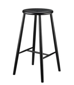 Børge Mogensen J27B - Barstol - Bøg - Jet Black- Barstole