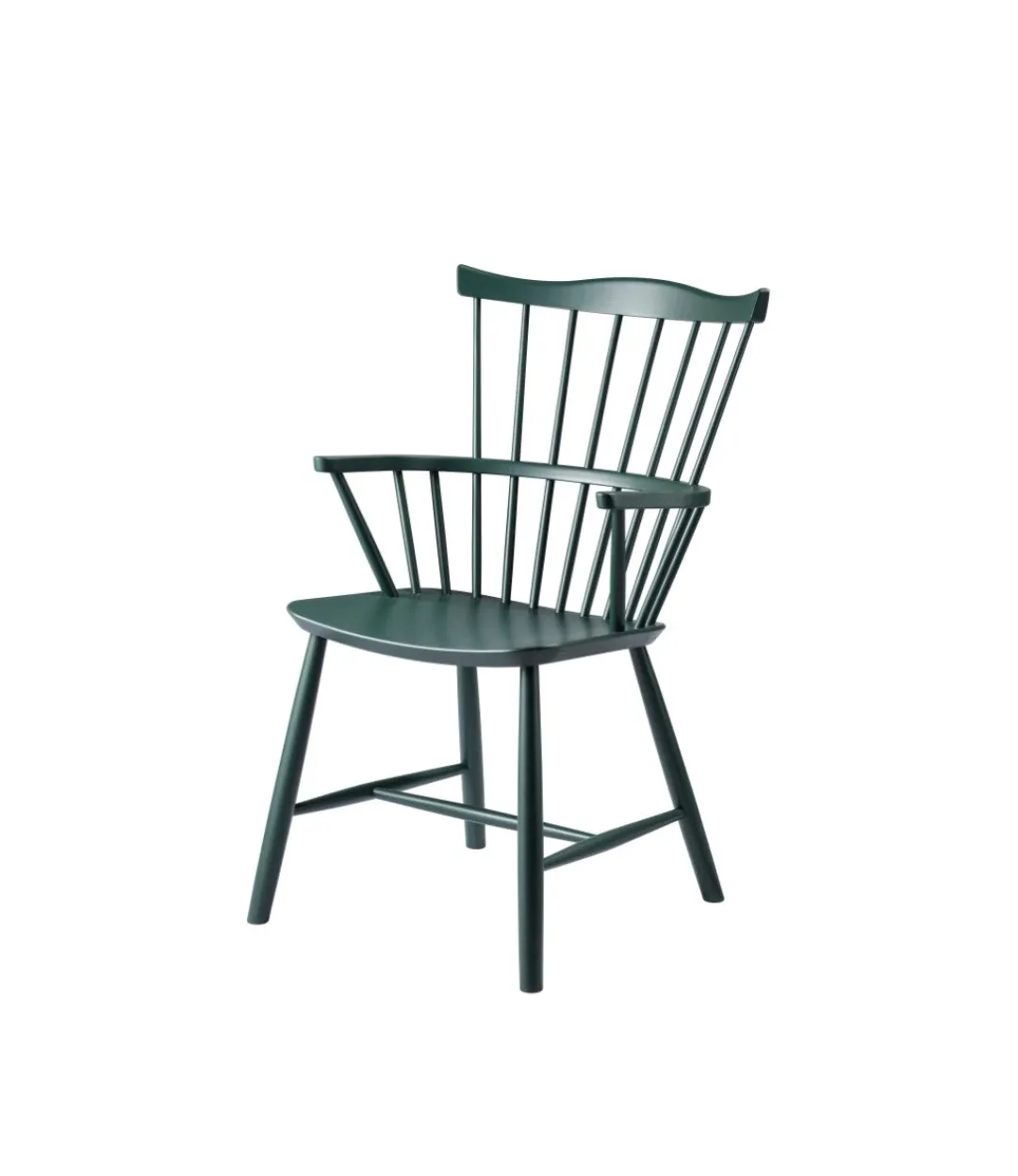 Børge Mogensen J52B - Stol - Bøg - Black Green- Spisebordsstole