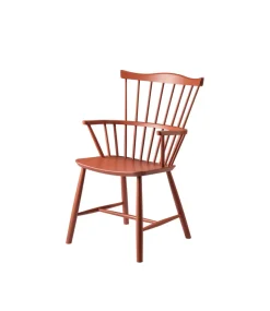 Børge Mogensen J52B - Stol - Bøg - Brick Red- Spisebordsstole