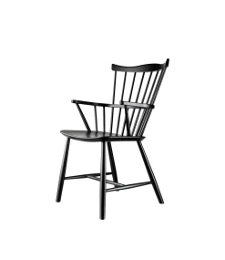 Børge Mogensen J52B - Stol - Bøg - Jet Black- Spisebordsstole