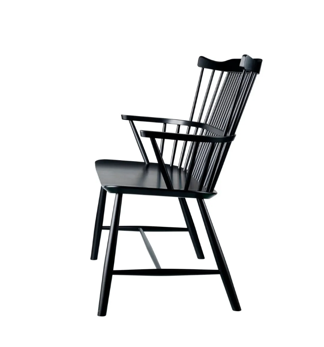 Børge Mogensen J52D - Bænk - Bøg - Jet Black- Bænke
