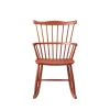 Børge Mogensen J52G - Gyngestol - Bøg - Brick Red- Lænestole