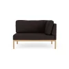 Thomas E. Alken L37 - 7-9-13 - Højre modul 130 - Black-Brown- Modulsofaer