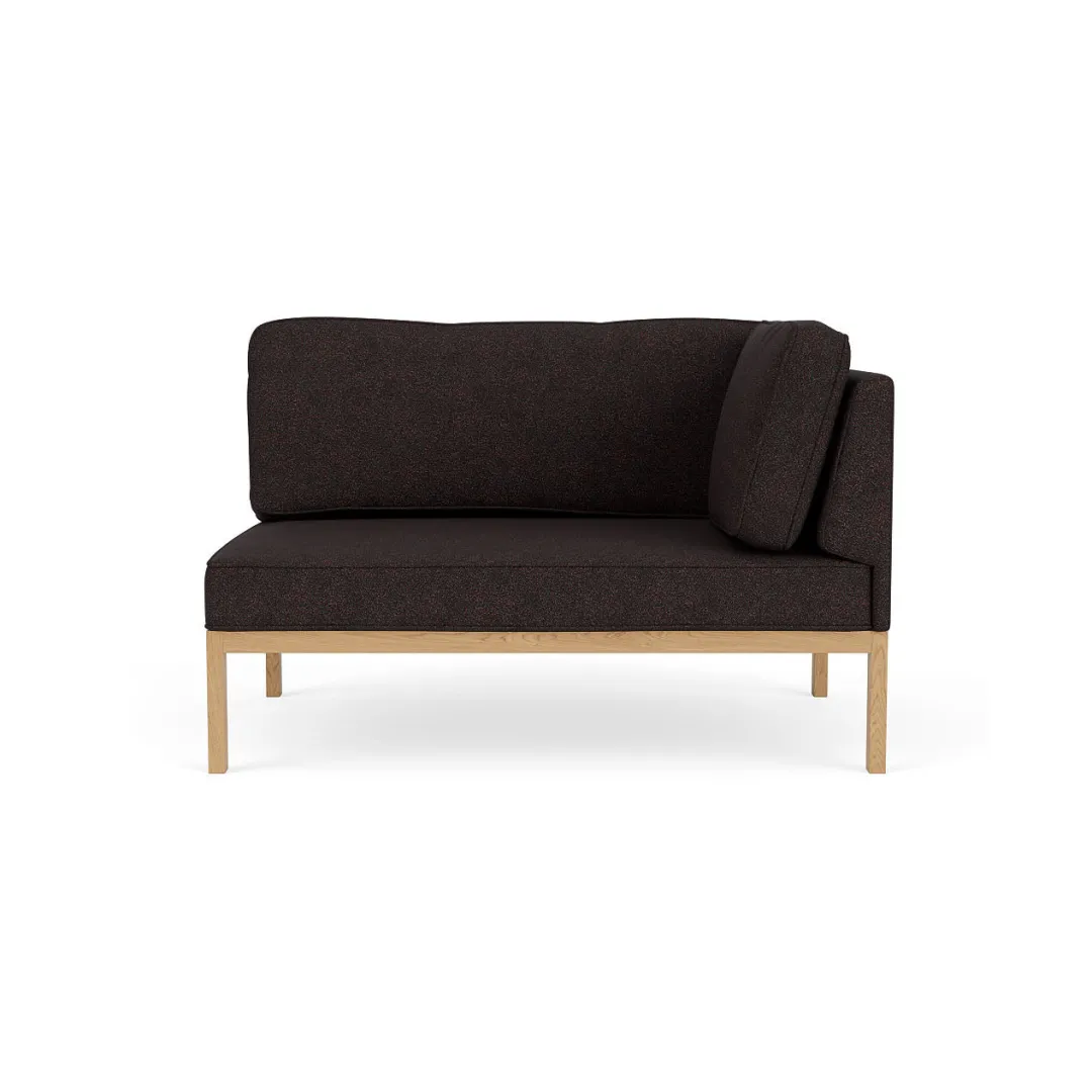 Thomas E. Alken L37 - 7-9-13 - Højre modul 130 - Black-Brown- Modulsofaer