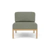 Thomas E. Alken L37 - 7-9-13 - Midtermodul 70 cm - Green-Melange- Modulsofaer