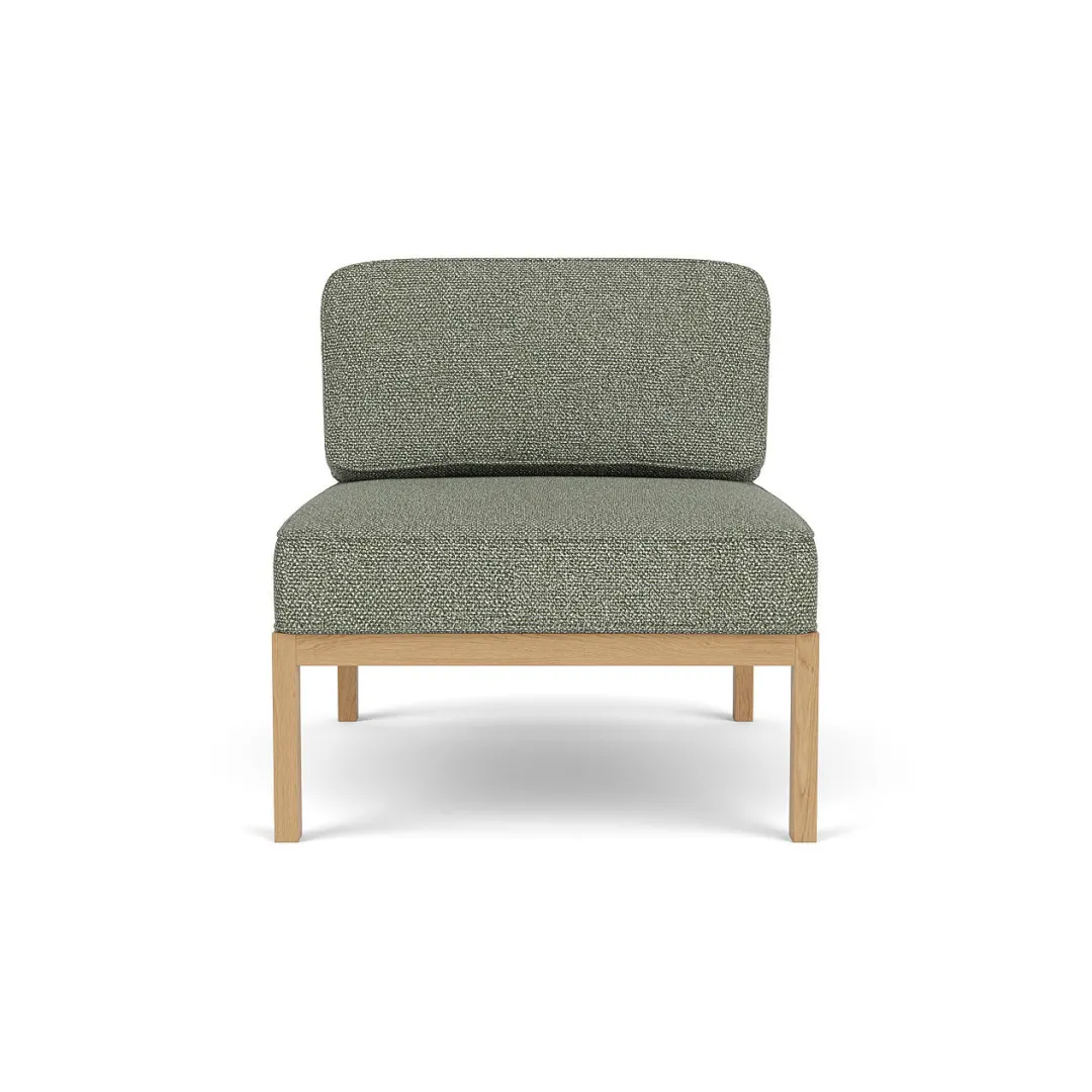 Thomas E. Alken L37 - 7-9-13 - Midtermodul 70 cm - Green-Melange- Modulsofaer