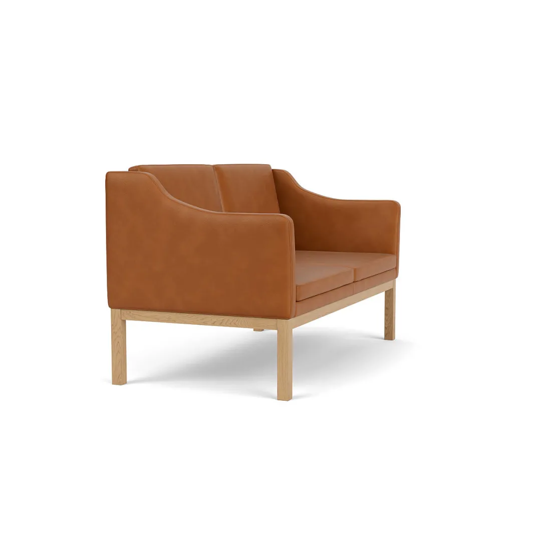 Mogens Koch L45 - MK154 - 2 pers. sofa - Cognac- 2 Personers Sofa