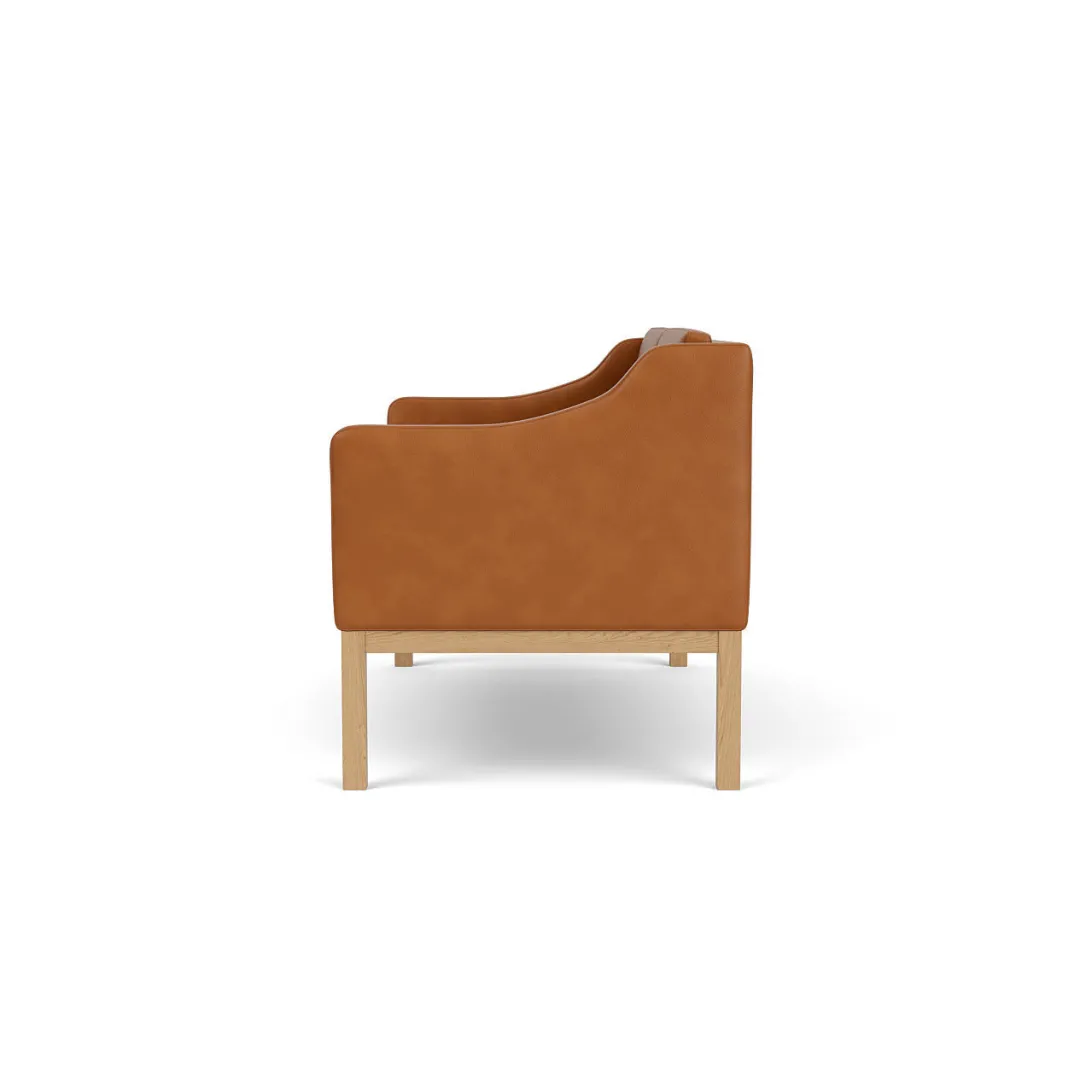 Mogens Koch L45 - MK154 - 2 pers. sofa - Cognac- 2 Personers Sofa