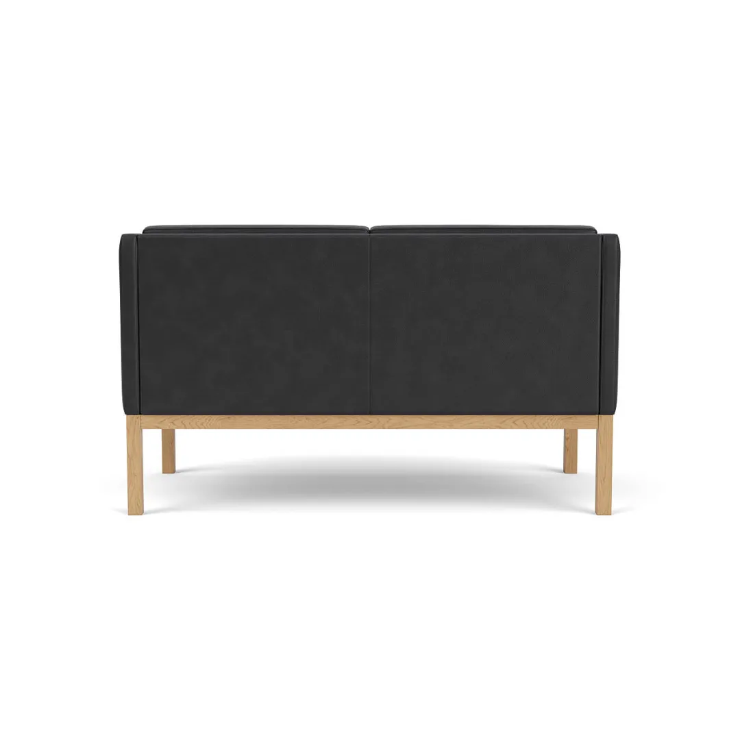 Mogens Koch L45 - MK154 - 2 pers. sofa - Black- 2 Personers Sofa