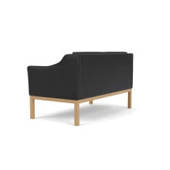 Mogens Koch L45 - MK154 - 2 pers. sofa - Black- 2 Personers Sofa