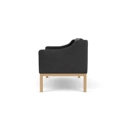Mogens Koch L45 - MK154 - 2 pers. sofa - Black- 2 Personers Sofa