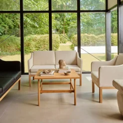 Mogens Koch L45 - MK154 - 2 pers. sofa - Beige- 2 Personers Sofa