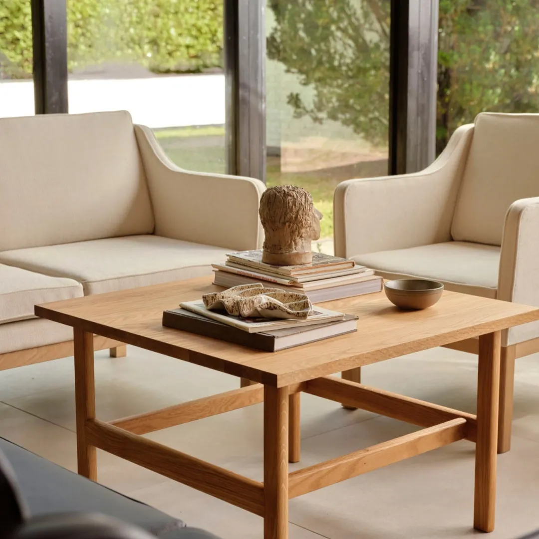 Mogens Koch L46 - MK155 - Lænestol - Beige- Lænestole