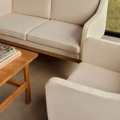 Mogens Koch L46 - MK155 - Lænestol - Beige- Lænestole