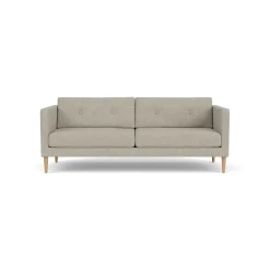 Unit10 L42 Firhøj - 2,5 pers. sofa - Eg - Light Grey (30)- 2,5 Personers Sofa