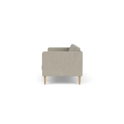 Unit10 L42 Firhøj - 2,5 pers. sofa - Eg - Light Grey (30)- 2,5 Personers Sofa