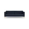 Unit10 L42 Firhøj - 3 pers. sofa - Eg - Dark Blue (36)- 3 Personers Sofa
