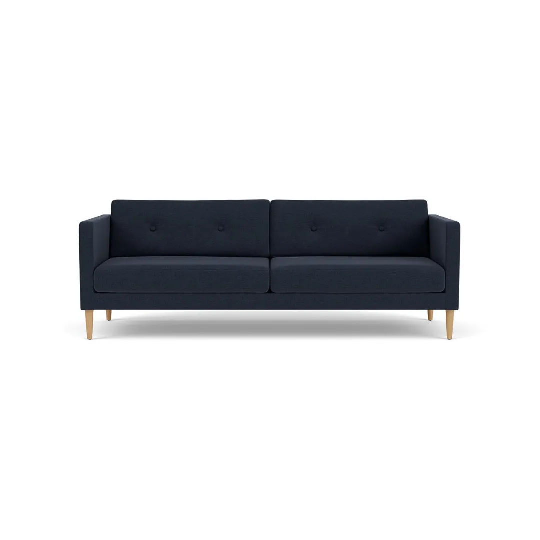 Unit10 L42 Firhøj - 3 pers. sofa - Eg - Dark Blue (36)- 3 Personers Sofa