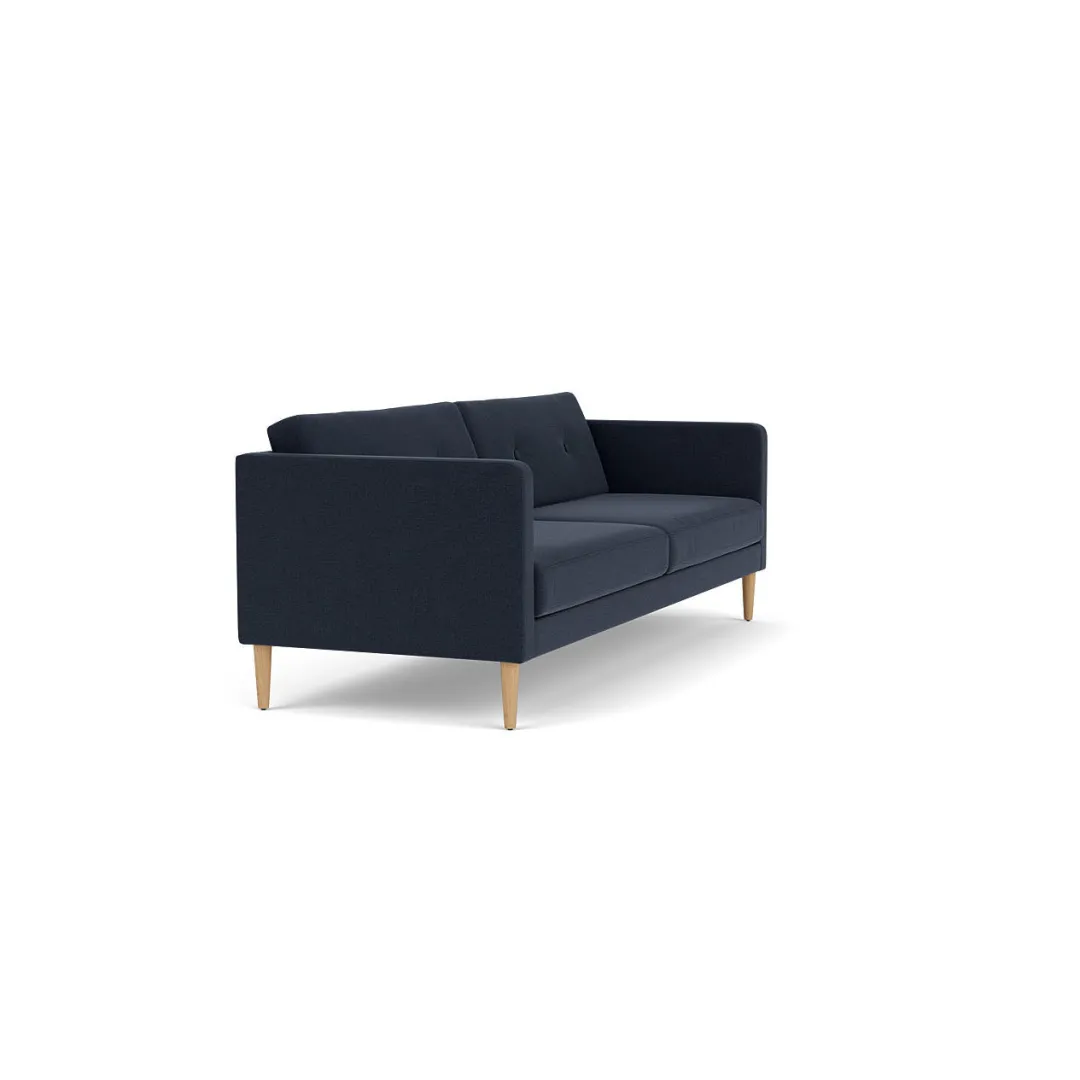Unit10 L42 Firhøj - 3 pers. sofa - Eg - Dark Blue (36)- 3 Personers Sofa