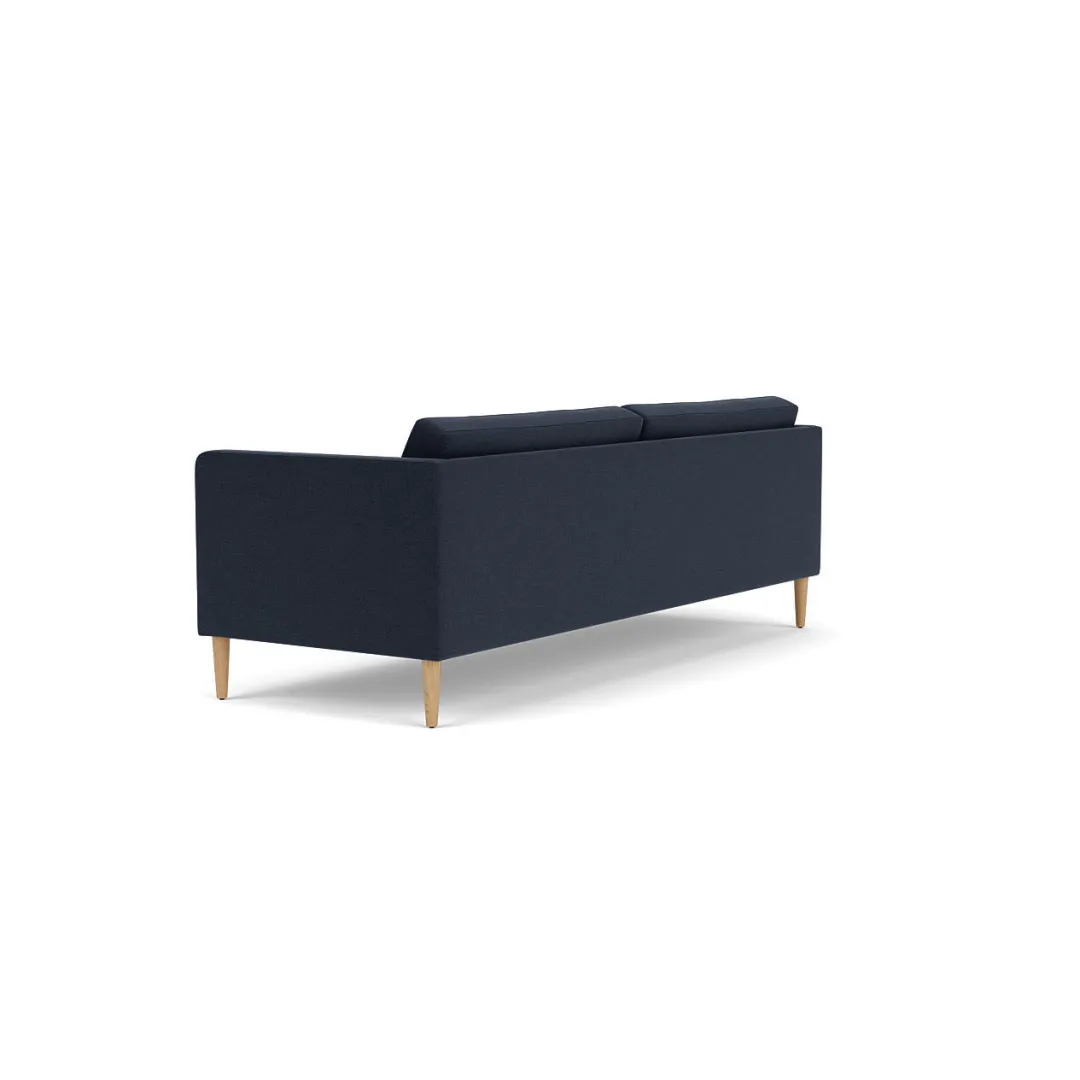 Unit10 L42 Firhøj - 3 pers. sofa - Eg - Dark Blue (36)- 3 Personers Sofa