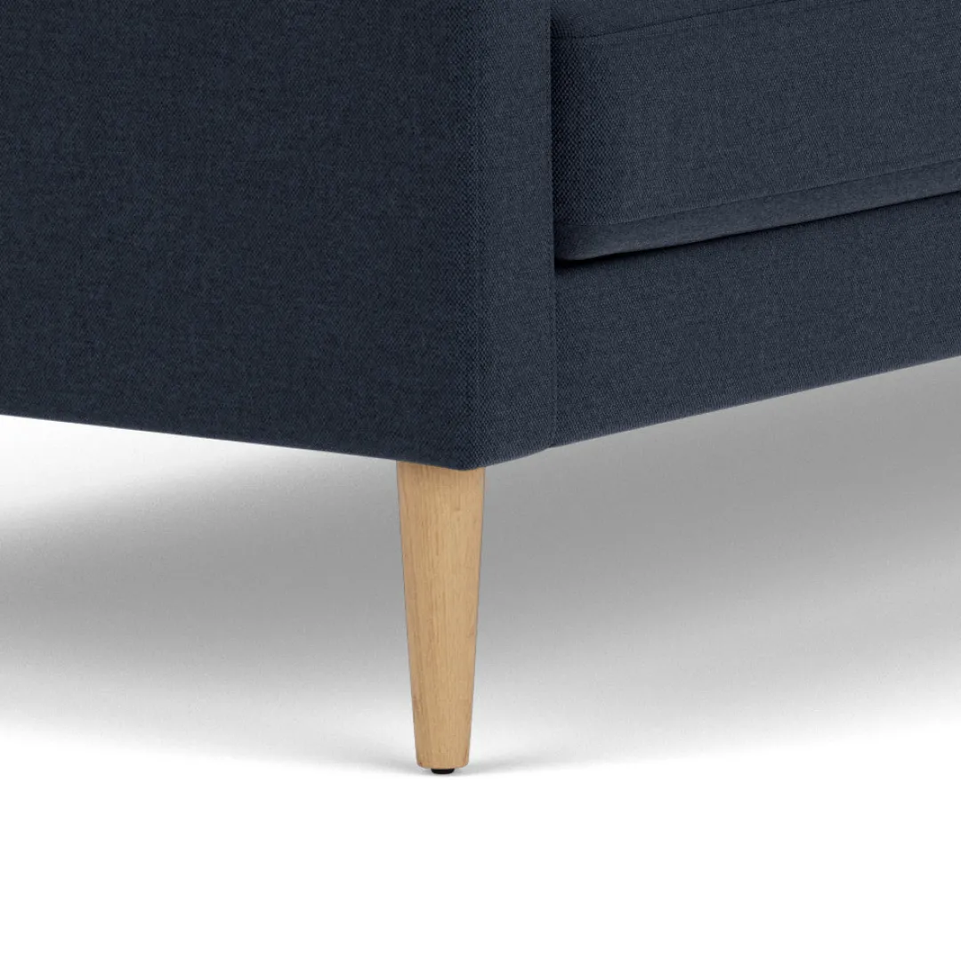 Unit10 L42 Firhøj - 3 pers. sofa - Eg - Dark Blue (36)- 3 Personers Sofa