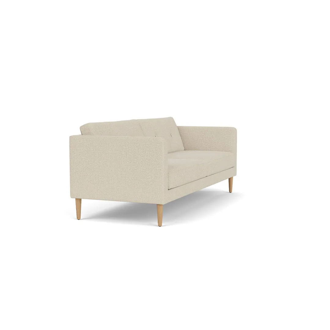 Unit10 L42 Firhøj - 2,5 pers. sofa - Eg - Beige (00)- 2,5 Personers Sofa