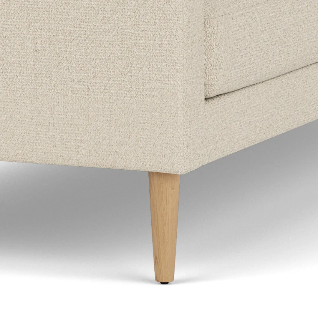 Unit10 L42 Firhøj - 2,5 pers. sofa - Eg - Beige (00)- 2,5 Personers Sofa