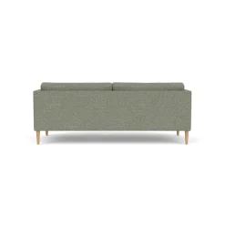 Unit10 L42 Firhøj - 2,5 pers. sofa - Eg - Green-Melange- 2,5 Personers Sofa