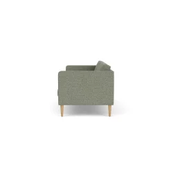 Unit10 L42 Firhøj - 2,5 pers. sofa - Eg - Green-Melange- 2,5 Personers Sofa