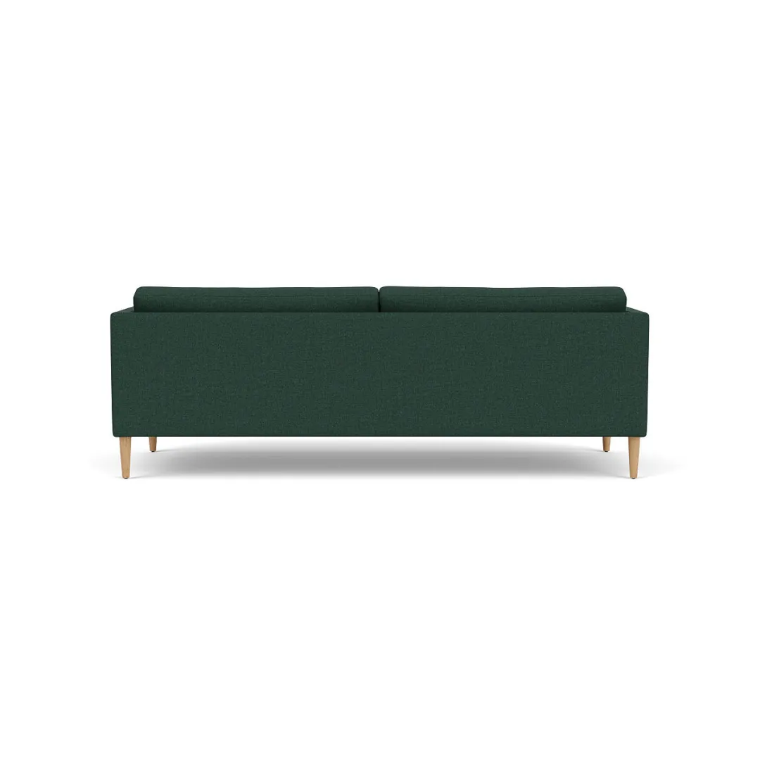 Unit10 L42 Firhøj - 3 pers. sofa - Eg - Green (32)- 3 Personers Sofa