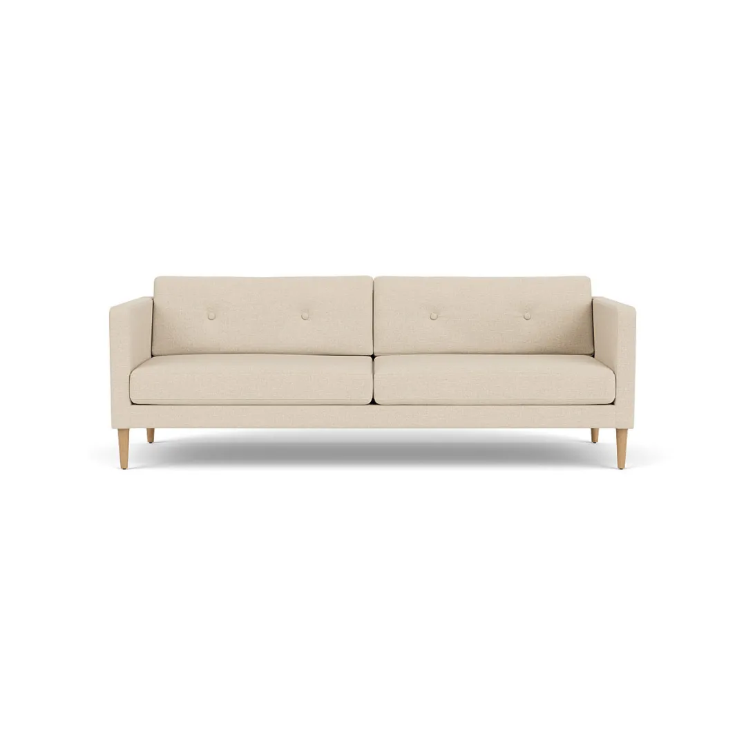 Unit10 L42 Firhøj - 3 pers. sofa - Eg - Beige (90)- 3 Personers Sofa