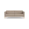 Unit10 L42 Firhøj - 2,5 pers. sofa - Eg - Beige (61)- 2,5 Personers Sofa