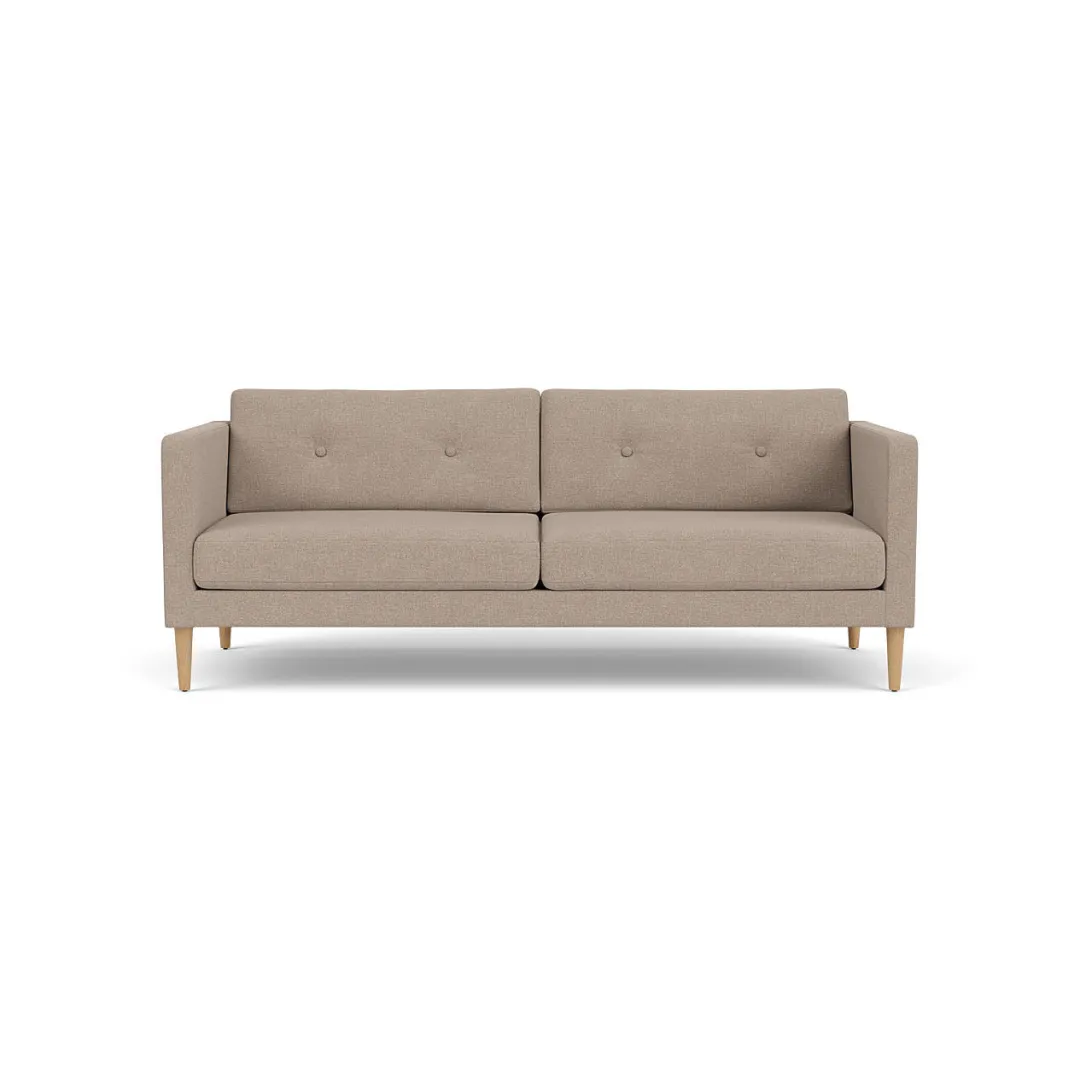Unit10 L42 Firhøj - 2,5 pers. sofa - Eg - Beige (61)- 2,5 Personers Sofa
