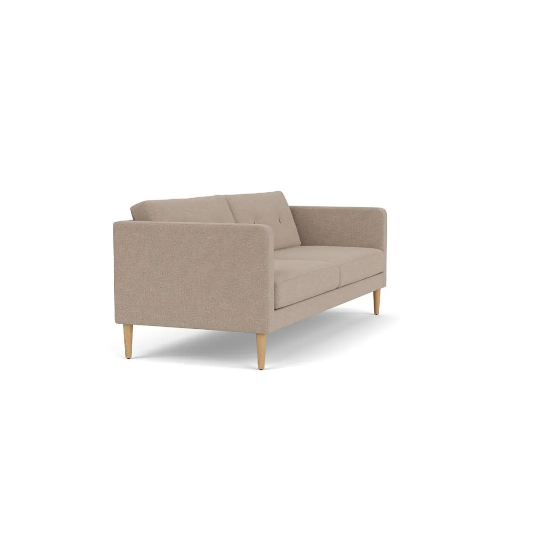 Unit10 L42 Firhøj - 2,5 pers. sofa - Eg - Beige (61)- 2,5 Personers Sofa